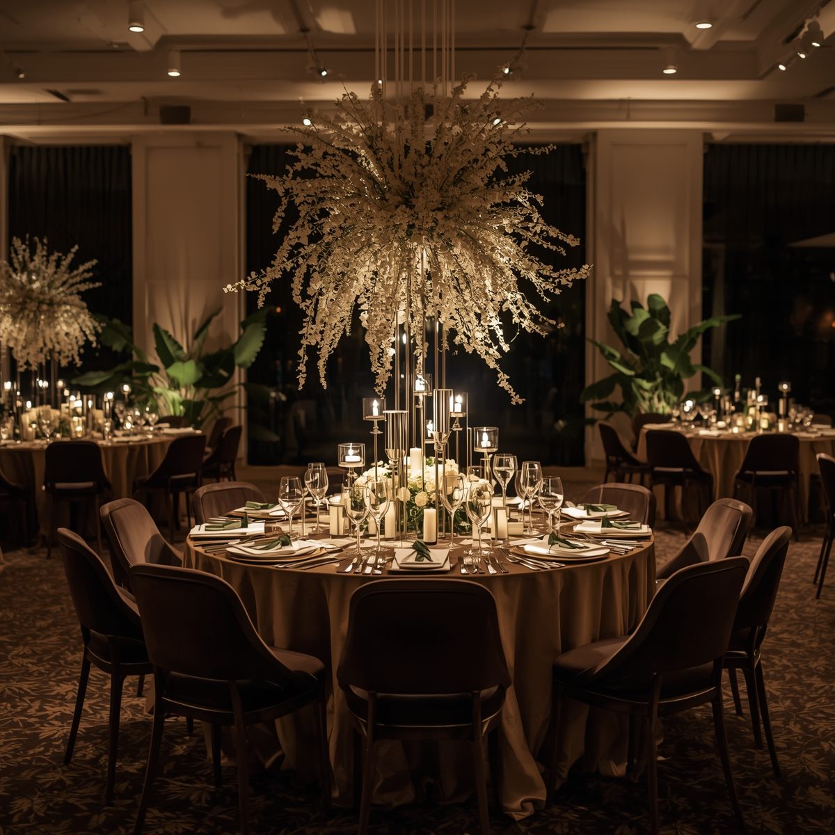 Elegant gala table setting