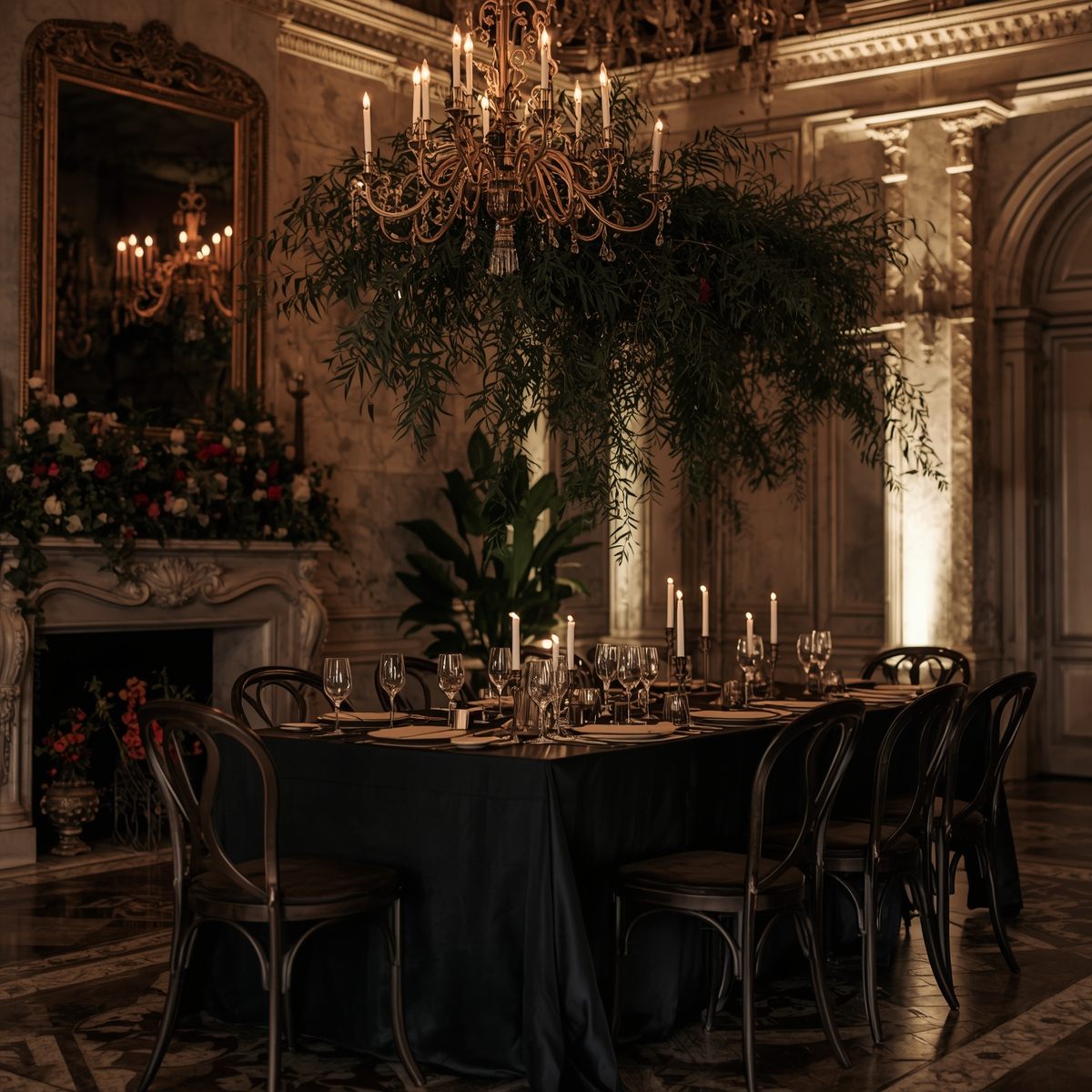 Candlelight event styling